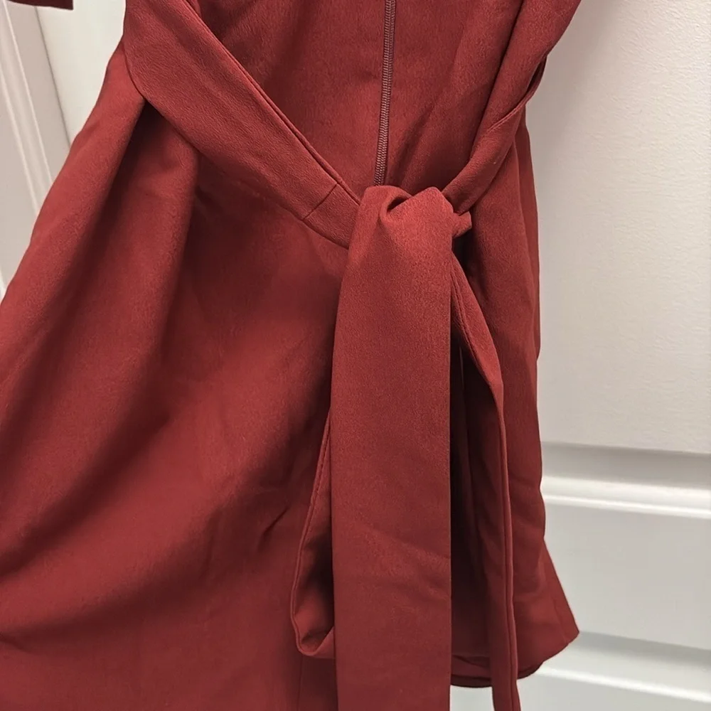 NWT ASOS Elegant Burgundy Red Dress Size 6